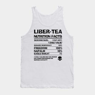 Liber-tea Nutrition facts Helldivers Tank Top